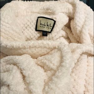Nicole Miller Long Fluffy Bathrobe